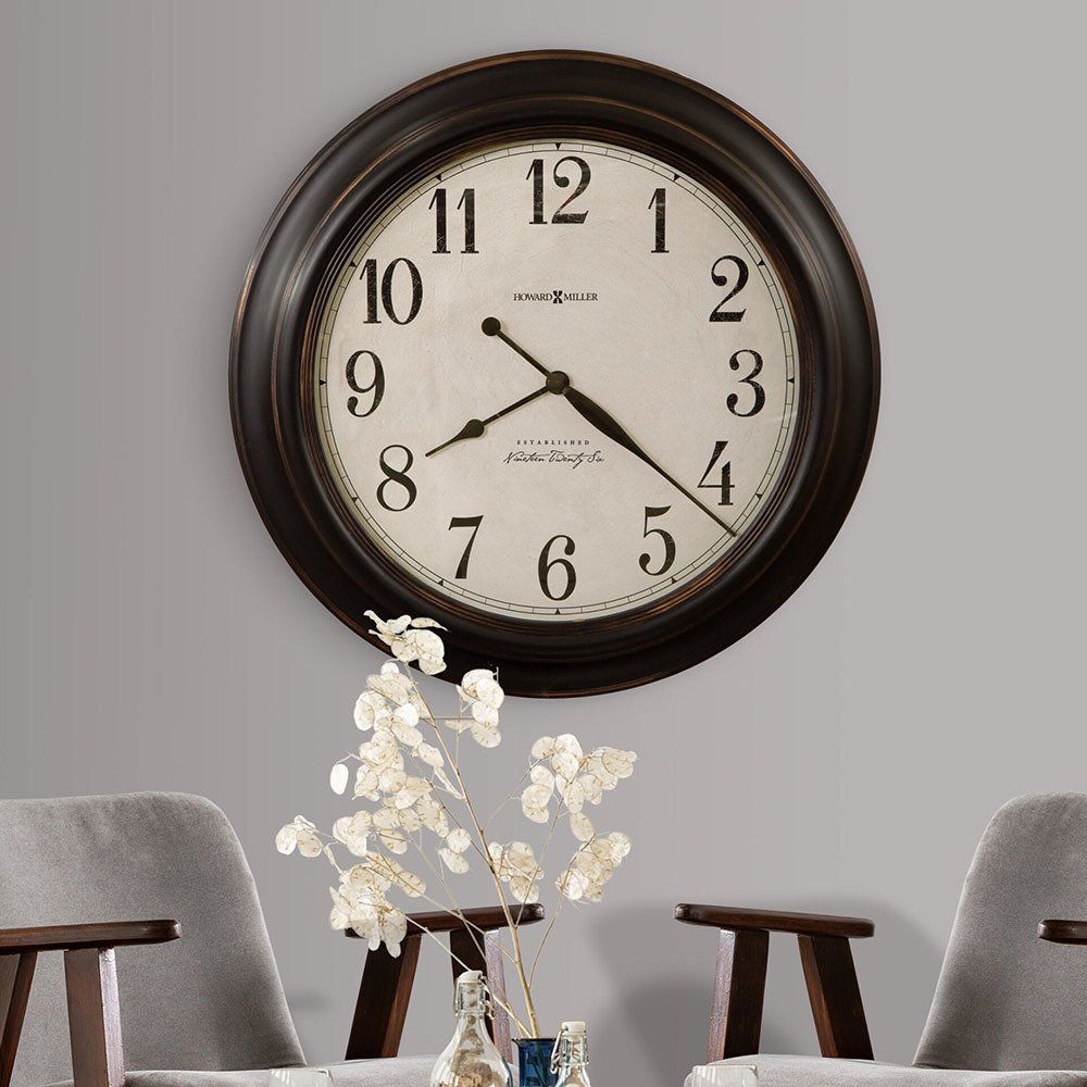 oversized wall clock room