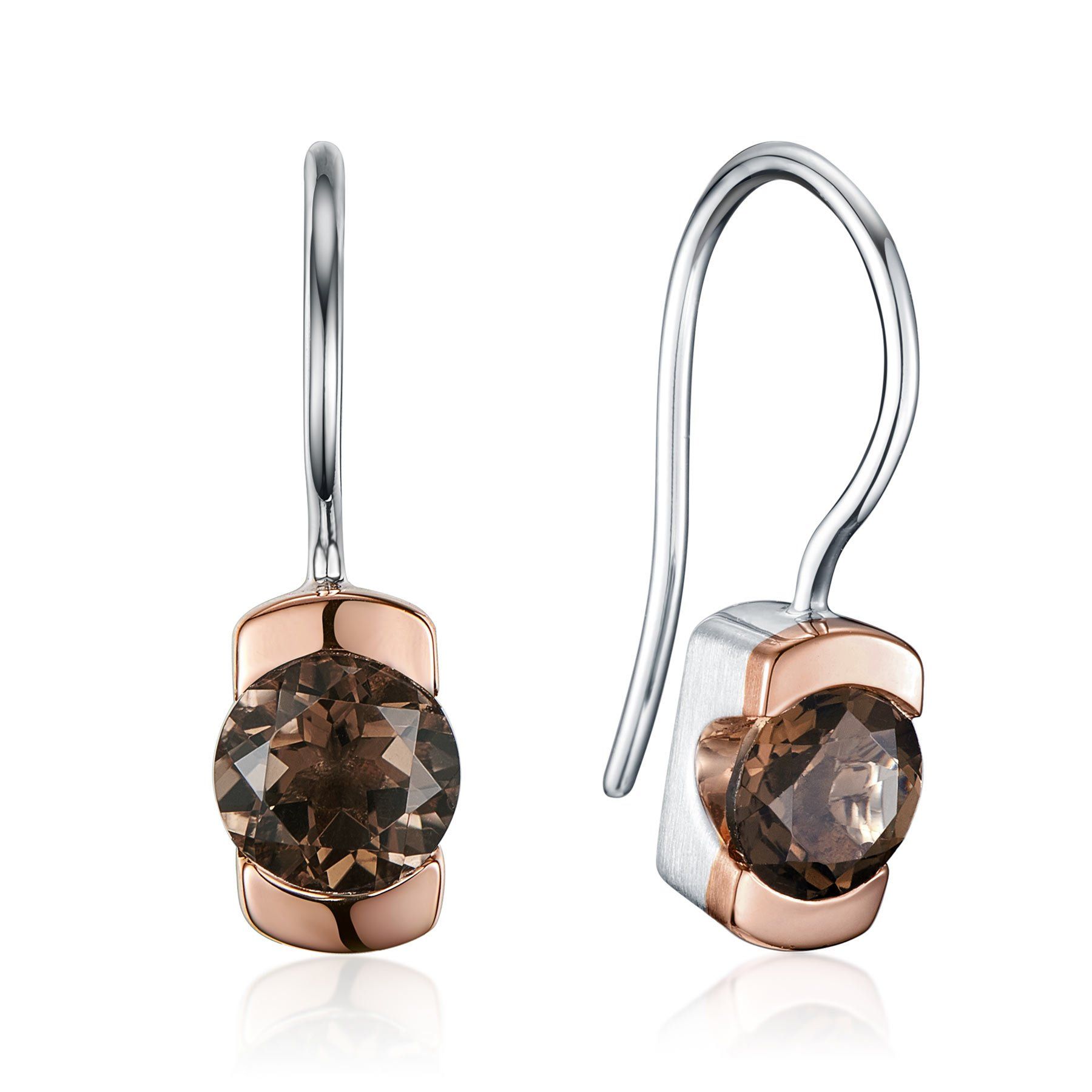 brown diamond earrings