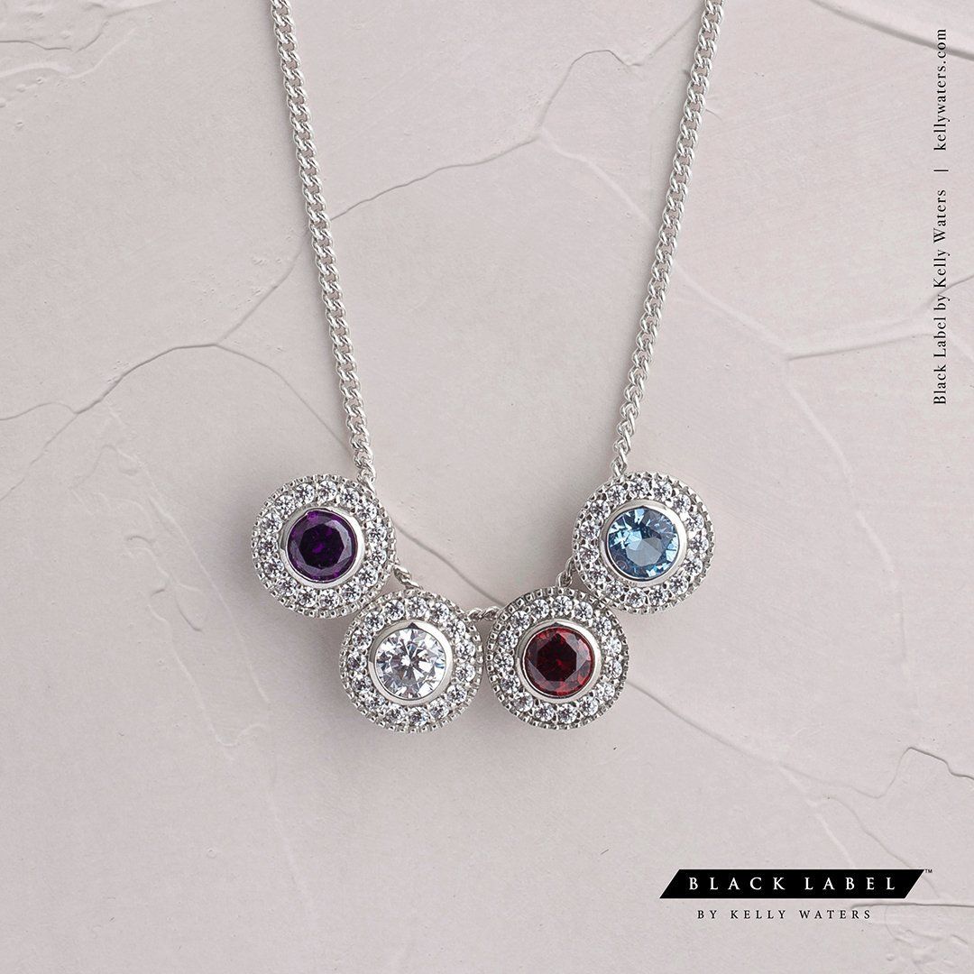 necklace with 4 pendants