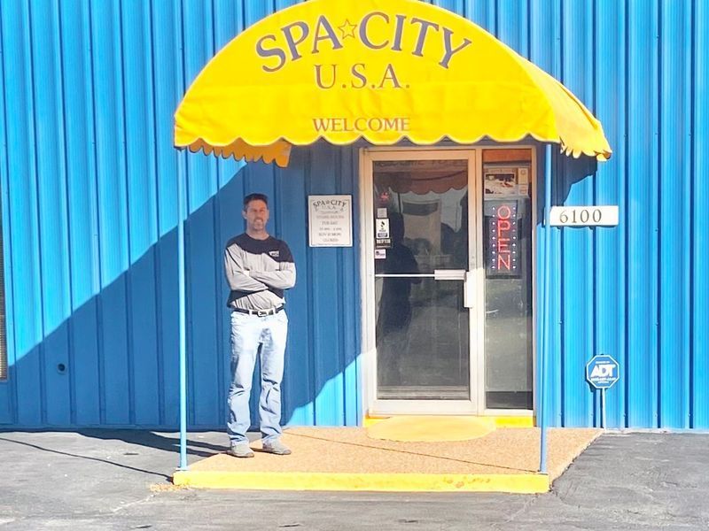 Man stands in front of 