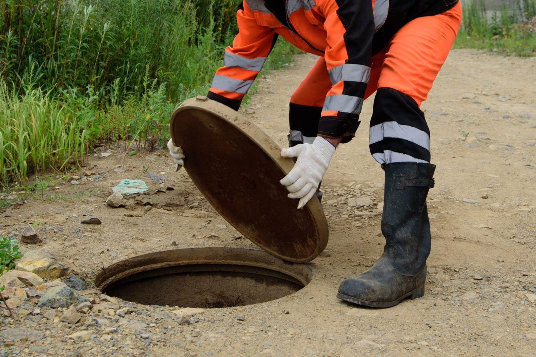 Septic system inspection