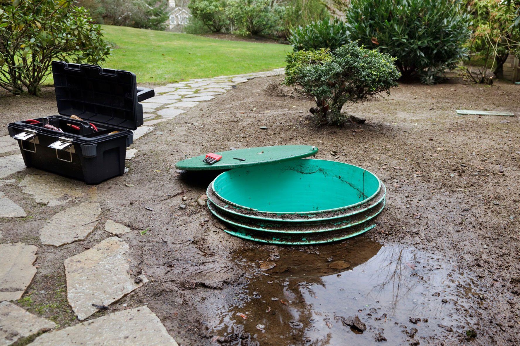 Septic system repair