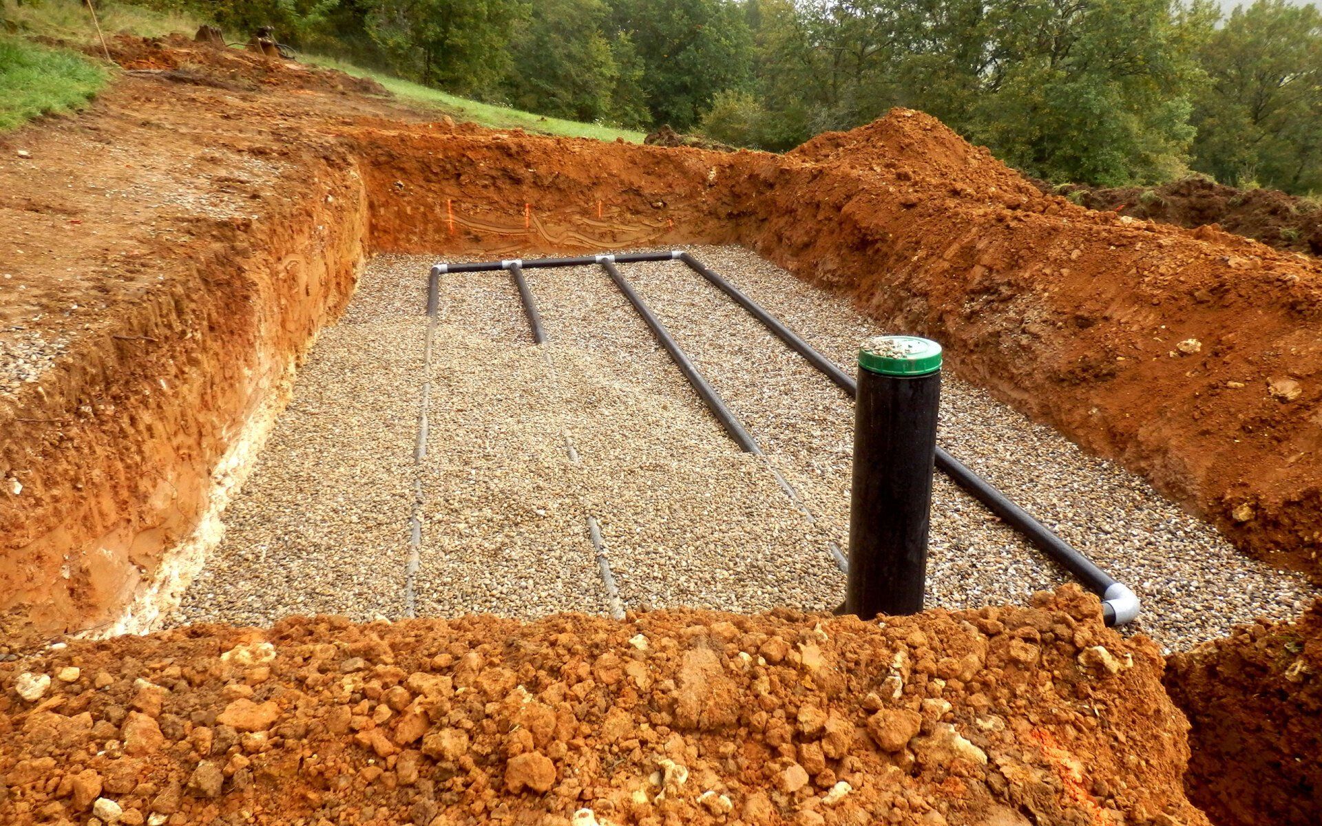 Drain fields