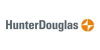 Hunter Douglas logo: grey text