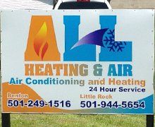 All Heating and Air sign board