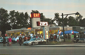 Outside of Zip's Diner