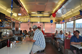 People in restaurant