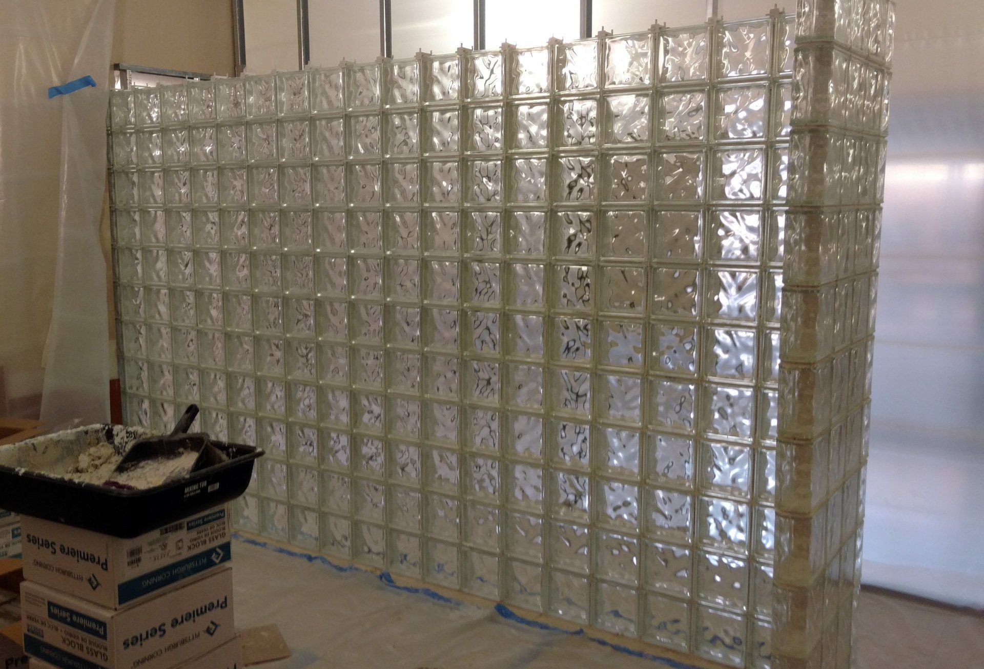 Commercial glass block