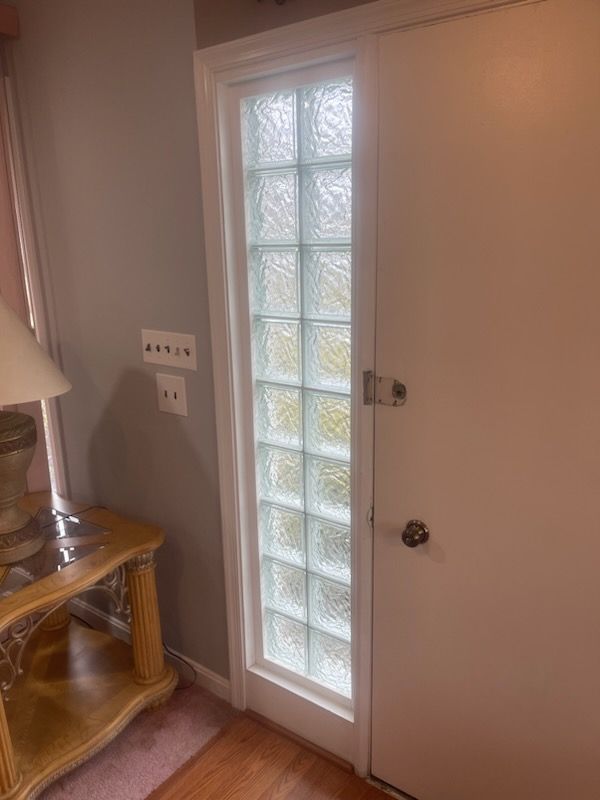 Glass block of Baltimore Washington DC