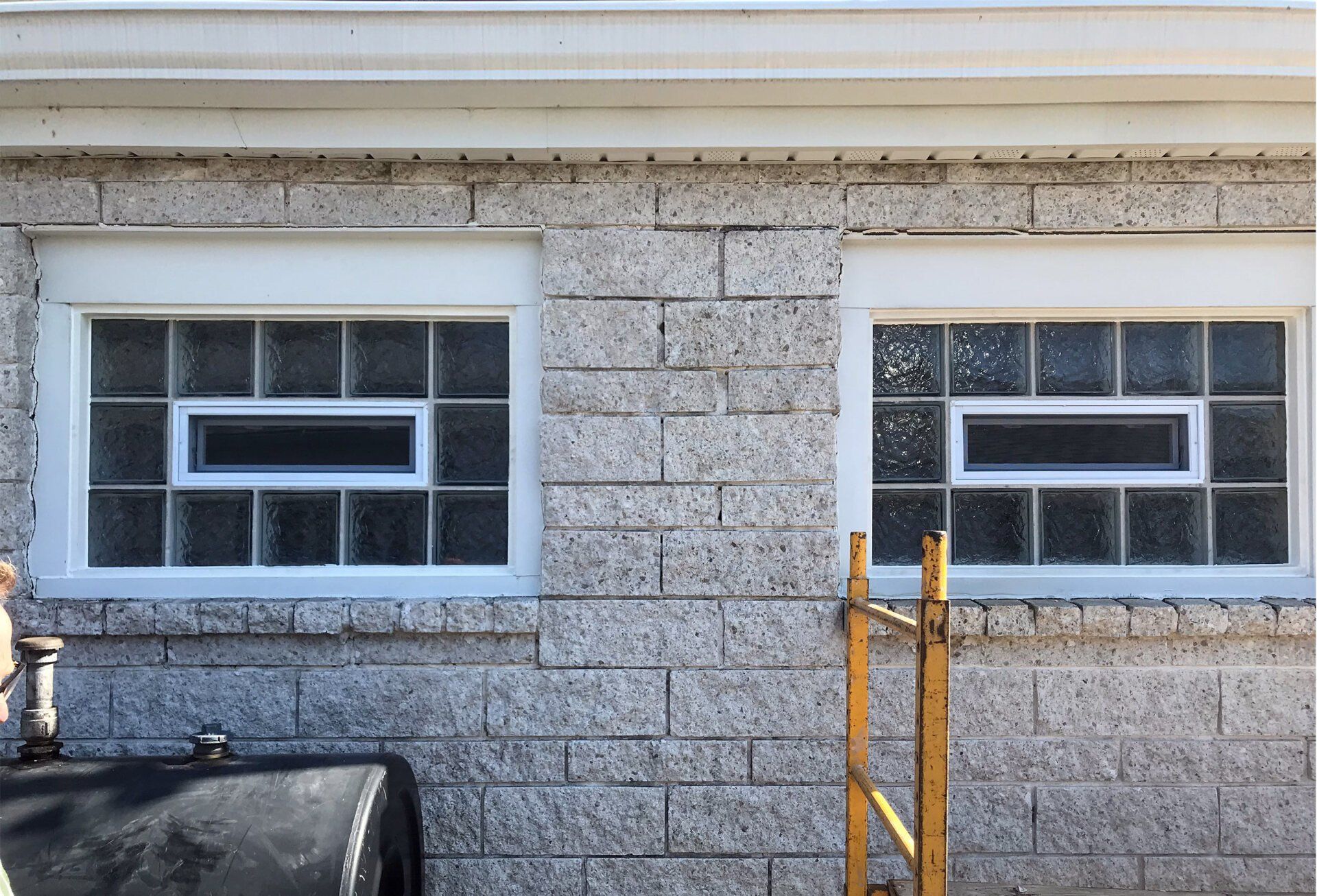 Residential glass block