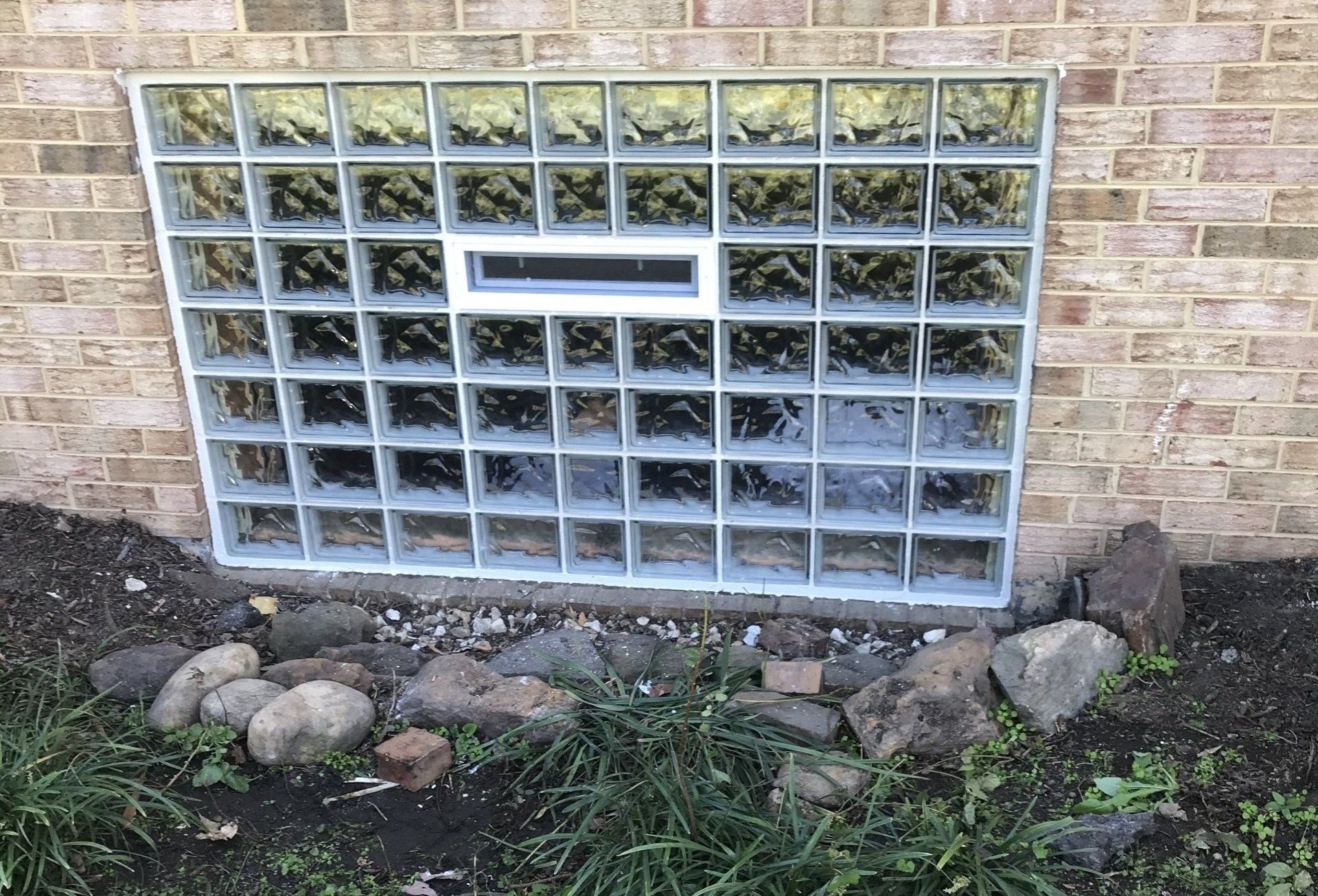 Residential glass block