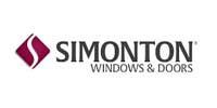 Simonton Windows & Doors logo: diamond with an 
