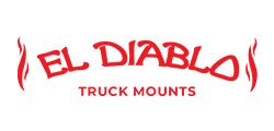 Logo for El Diablo Truck Mounts, red text on white background.