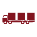 Heavy duty truck icon