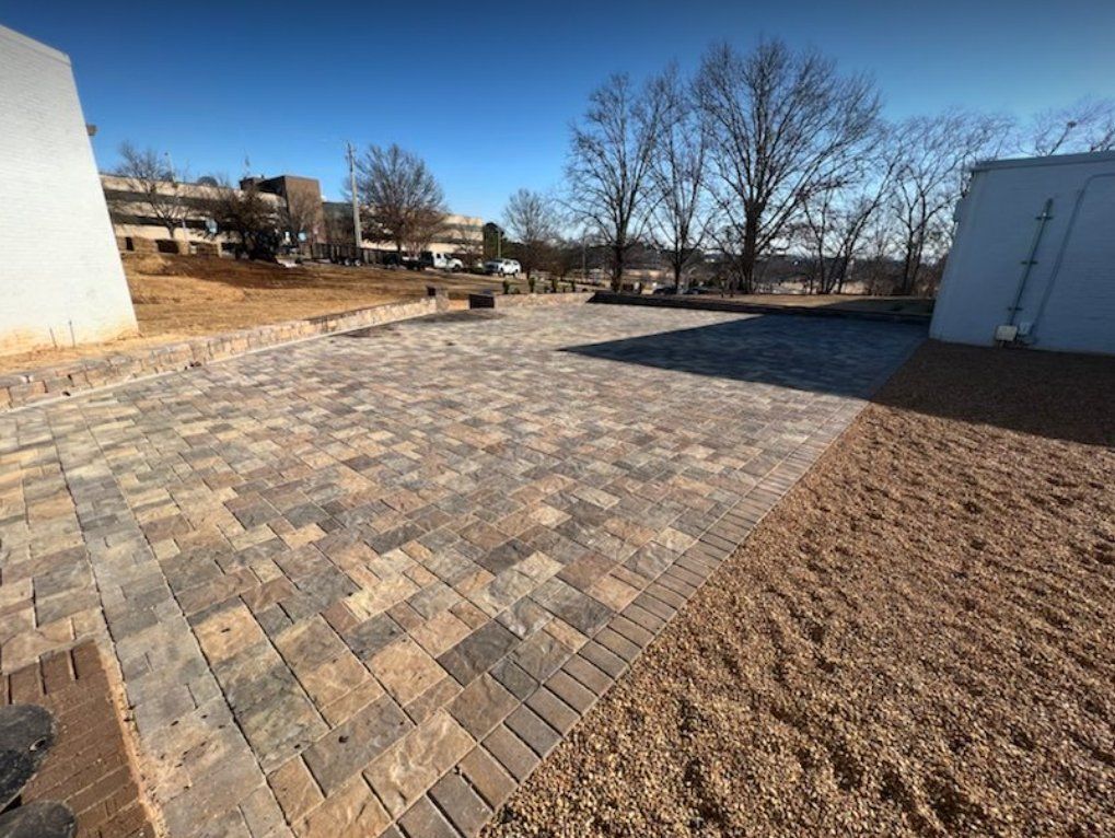 walkway driveway stones