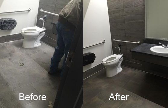 Bathroom cleaning