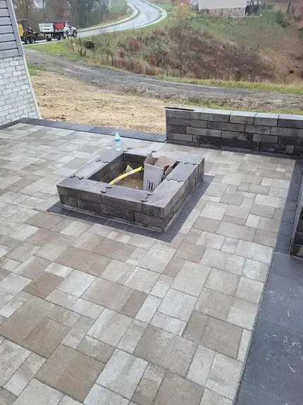 Firepit installation