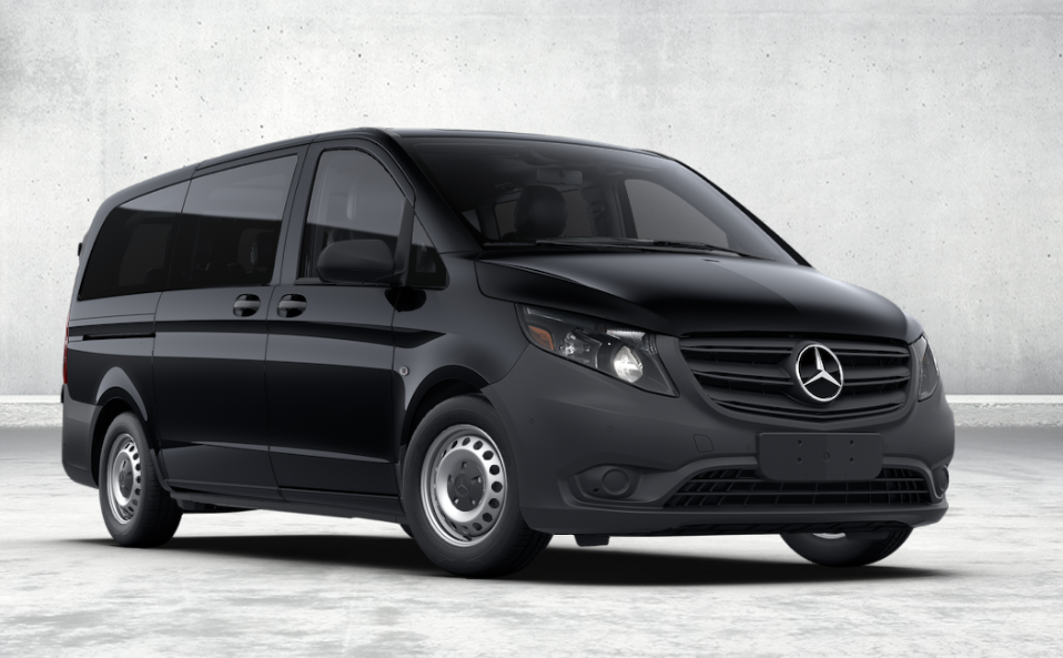Mercedes Metris black van