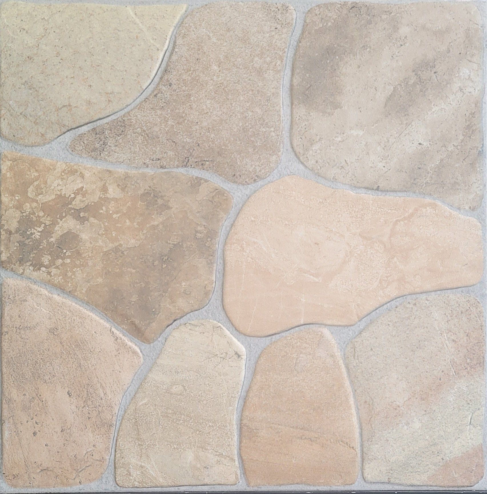 A close up of a tile that looks like rocks