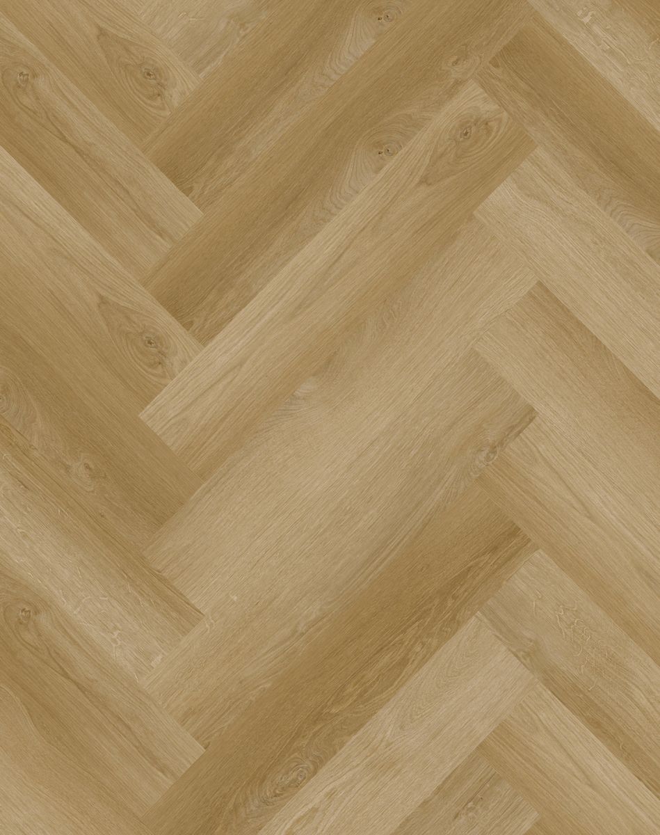 A close up of a wooden floor with a herringbone pattern.