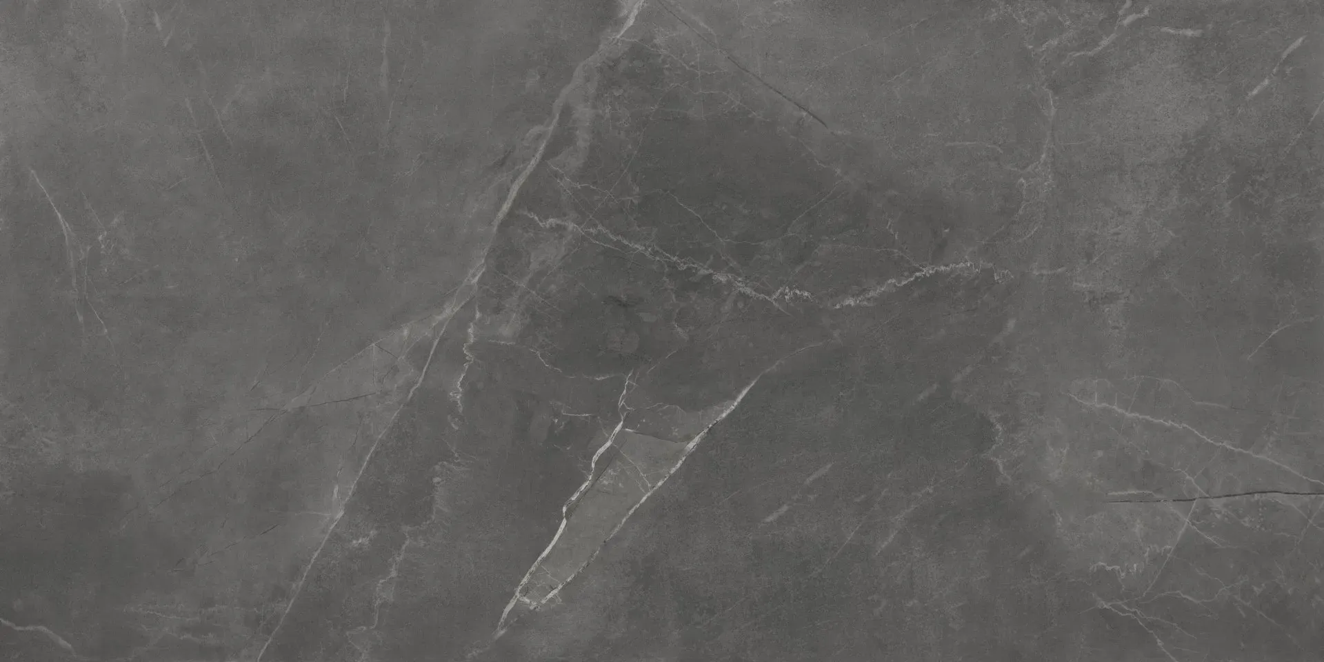 A close up of a gray marble tile on a white background.