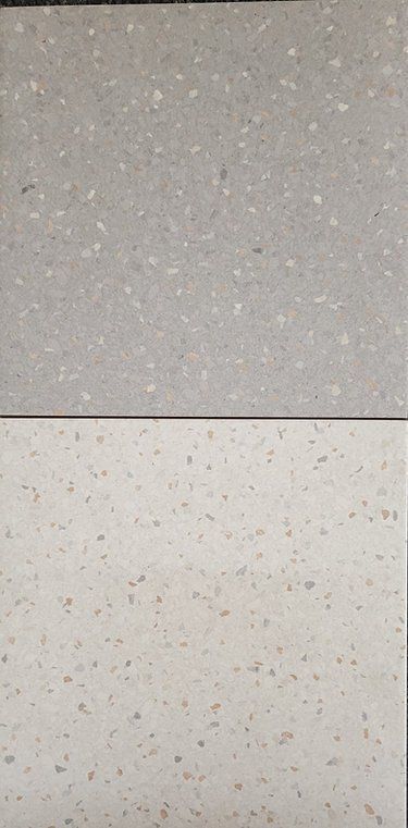 8x8 Terrazo Grey And White