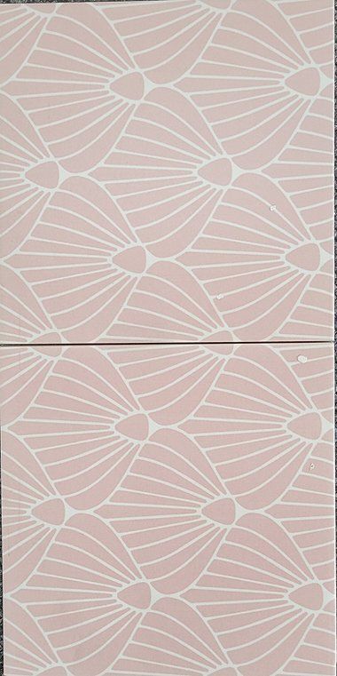 8x8 Epoque Shell Pink White