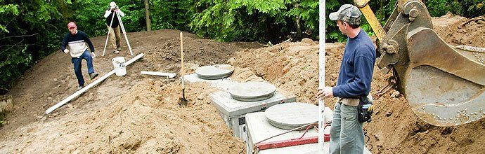 Septic system installations