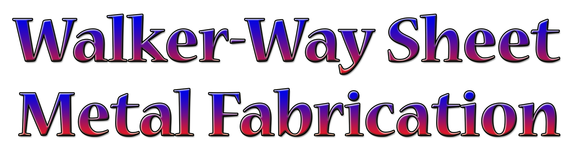 Walker-Way Sheet Metal Fabrication  - logo