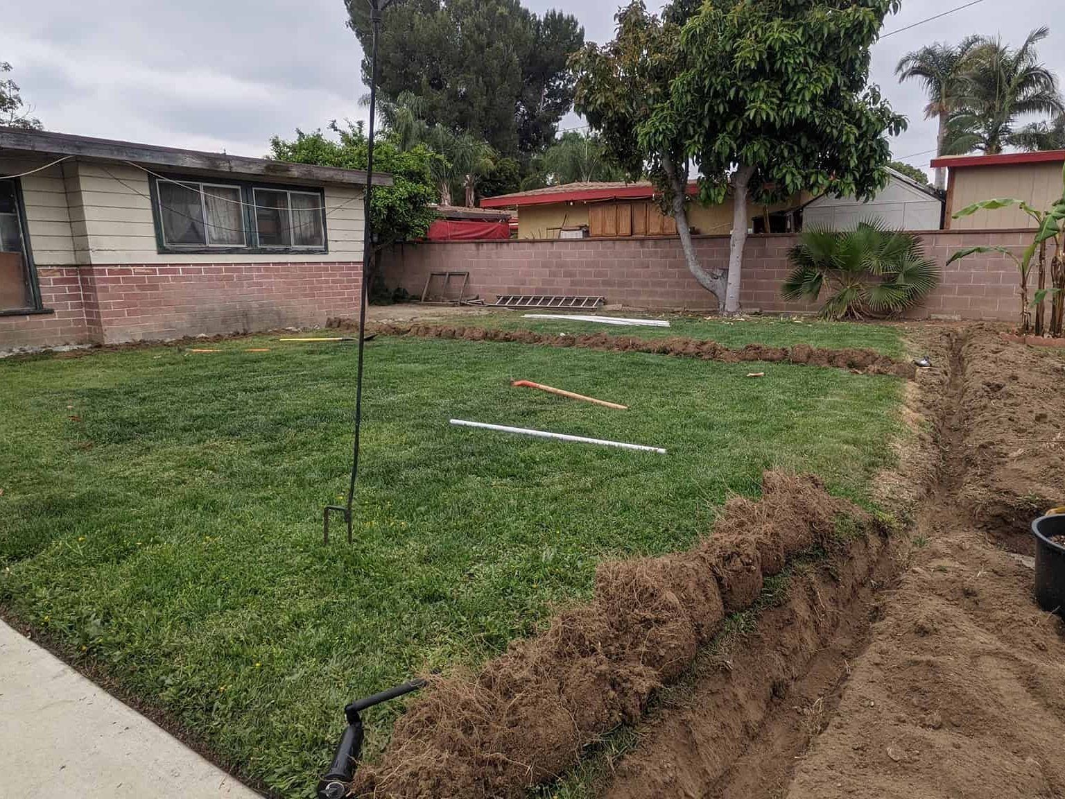 Irrigation installation