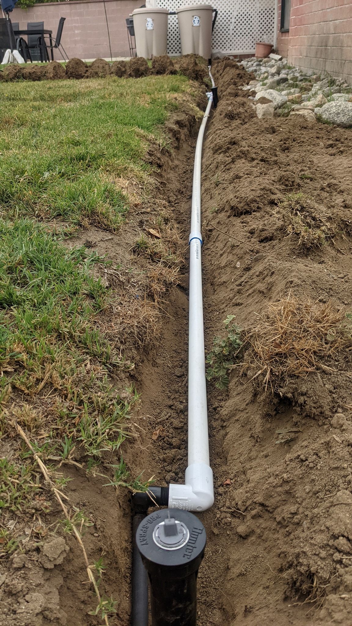 Irrigation installation