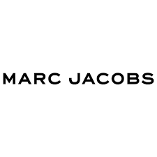 The logo for marc jacobs is black and white on a white background.