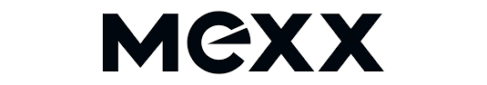 The word mexx is written in black on a white background