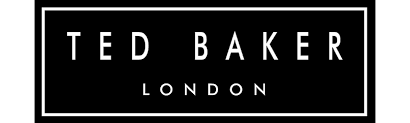 A black and white logo for ted baker london