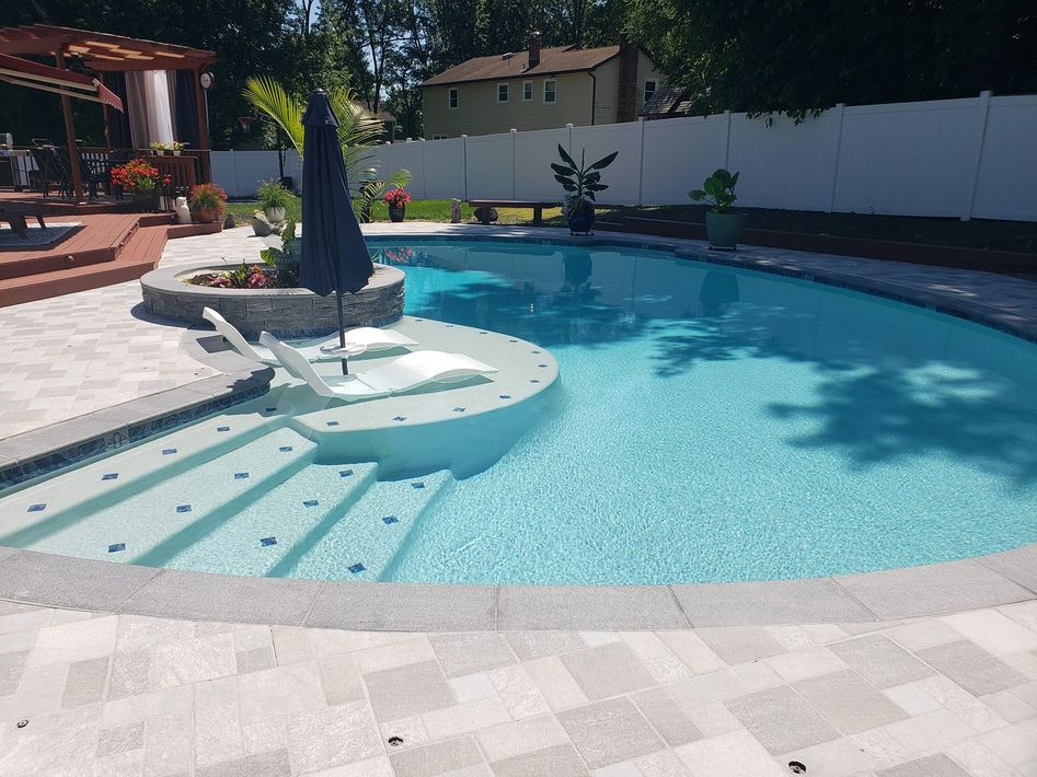 Crystal Blue Pool Renovation