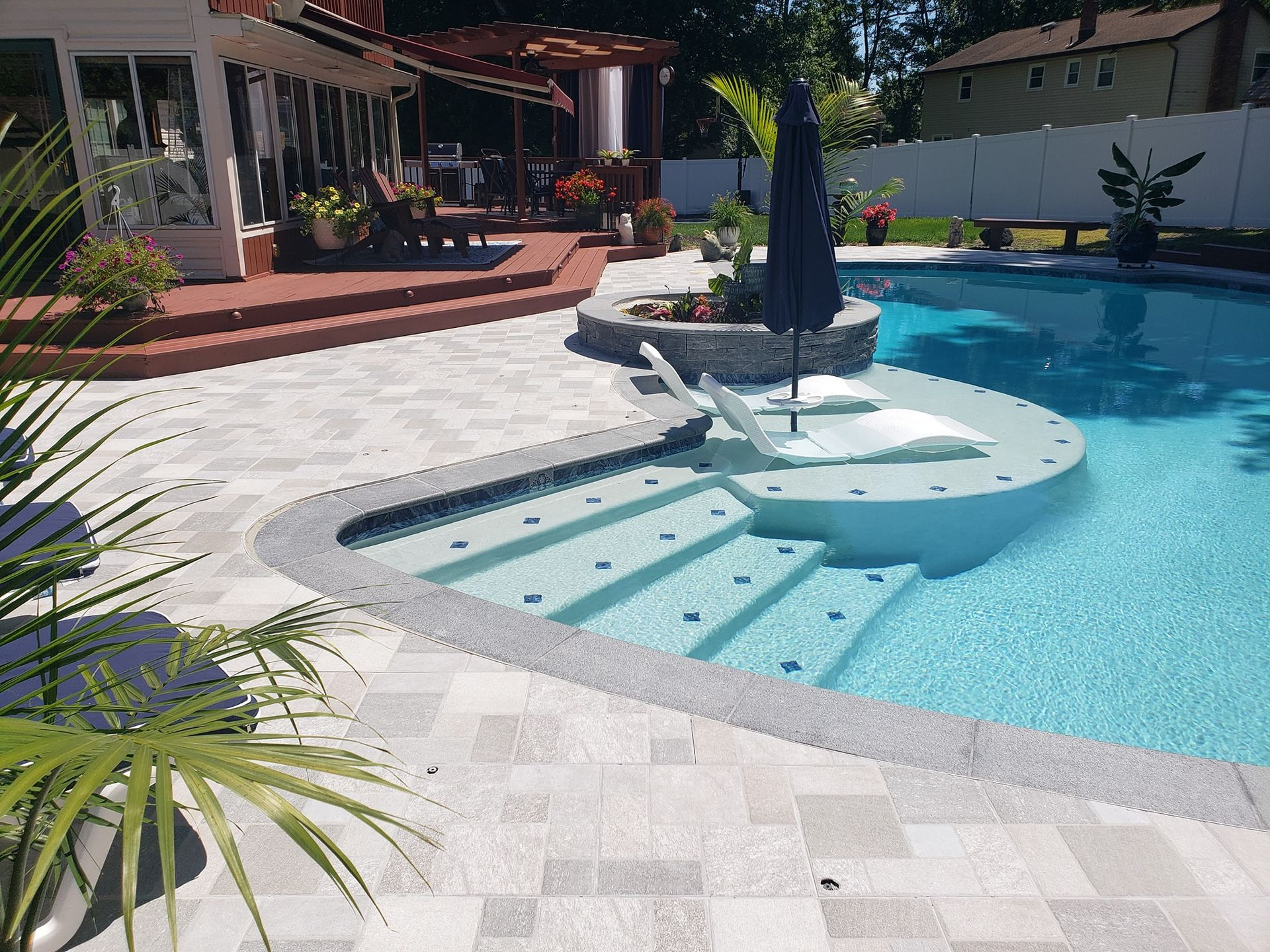 Crystal Blue Pool Renovation