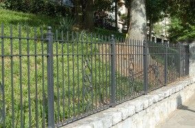 Site Rails and Iron Fences