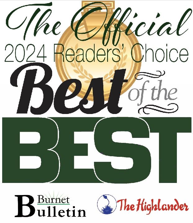 The Official 2023 Reader's choice Best of the Best Burnet