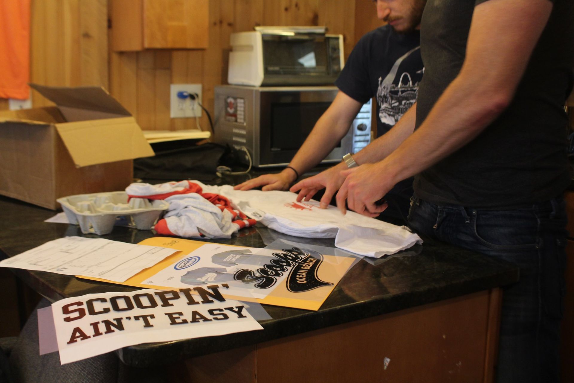 T-shirt screen printing