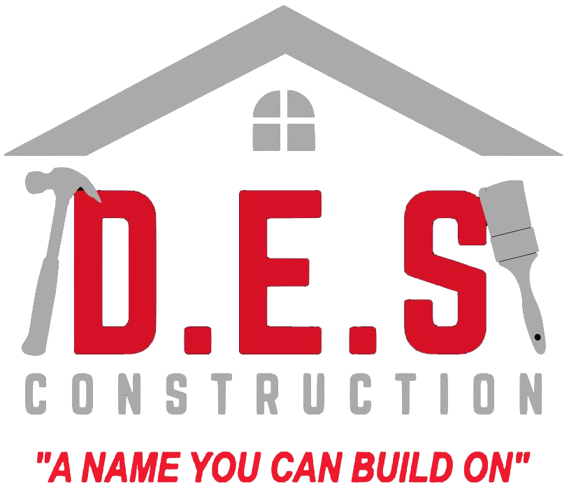 D.E.S. Construction logo