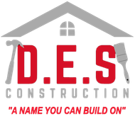 D.E.S. Construction logo