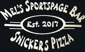 Mel's Sportspage Bar & Snickers Pizza Shop logo