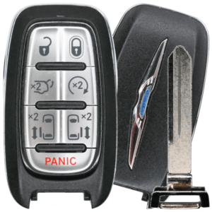 A remote control with the word panic on it