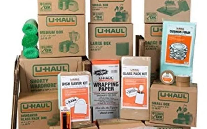 Uhaul packing supplies