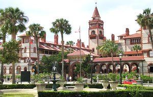 Beautiful building with landscape