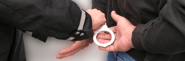 man in handcuff