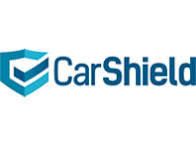 CarShield logo in blue and teal shield icon with wordmark
