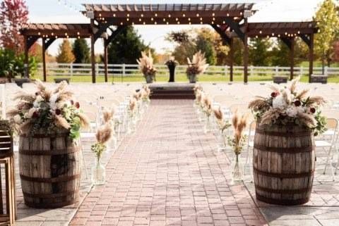 Wedding garden setup design