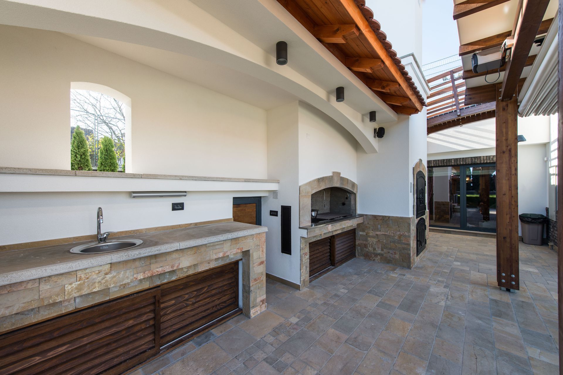 backyard kitchens