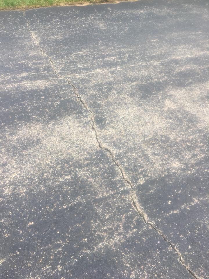 Before and after asphalt service